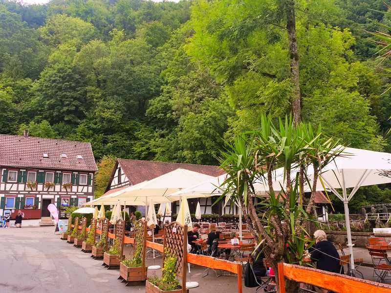 Biergarten bei der Karstquelle