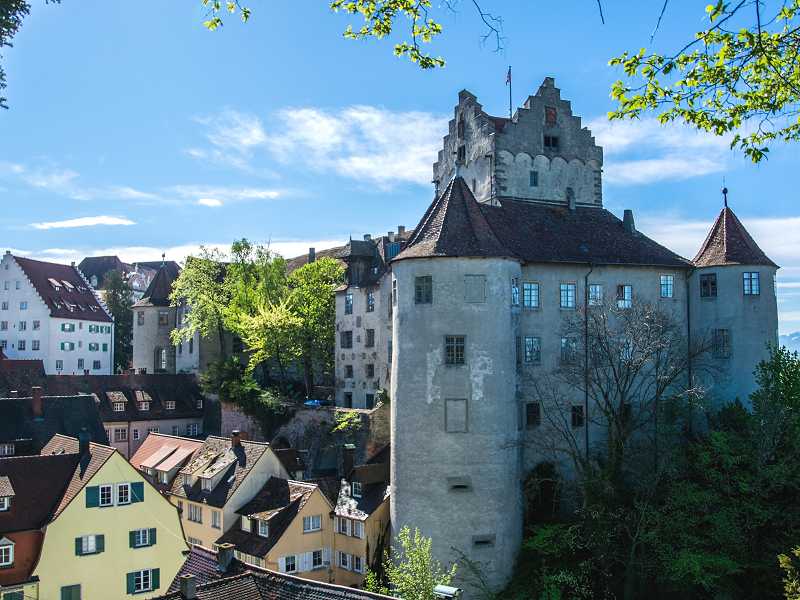 Blick auf die Burg Meersburg