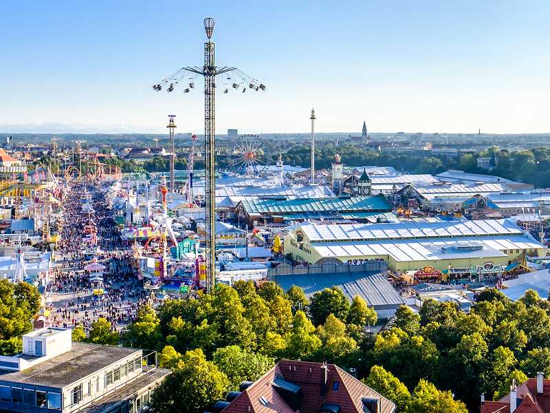 Blick auf die Theresienwiese