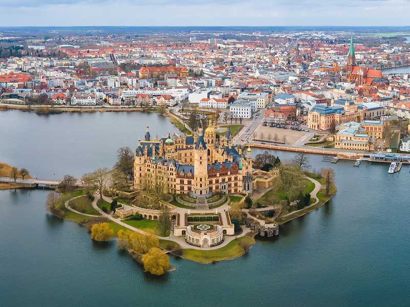 Blick auf Schwerin
