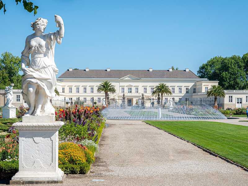 Blick zum Schloss