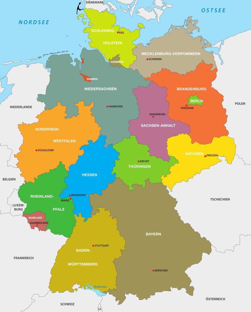 Bundesländer Deutschland