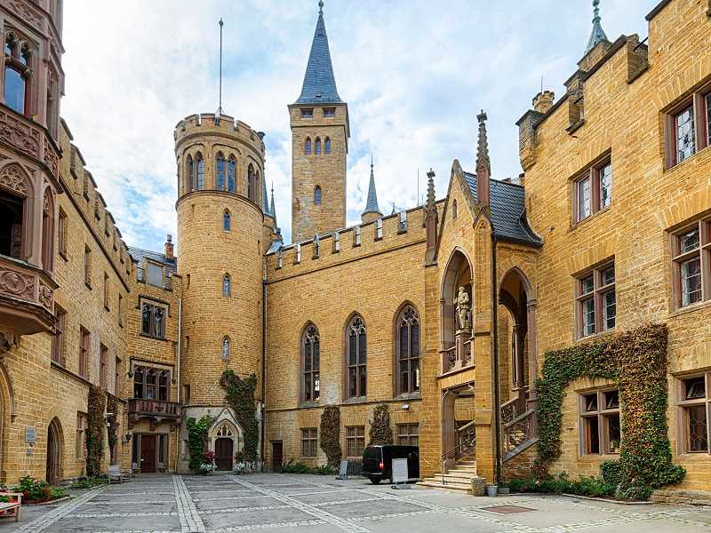 Burg Hohenzollern Innenhof