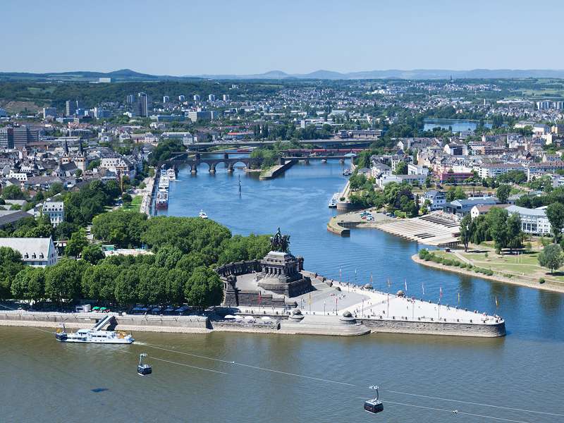 Deutsches Eck und Seilbahn