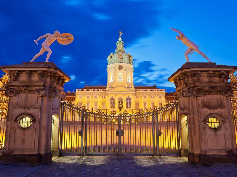 Eingang zu Schloss Charlottenburg