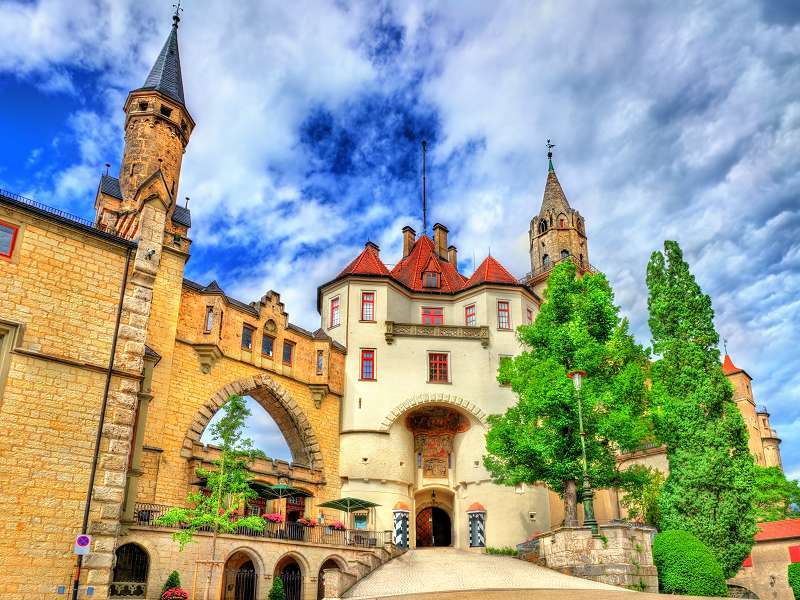 Eingang zum Schloss Sigmaringen