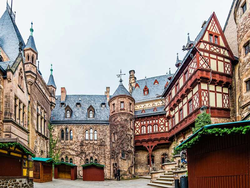Innenhof vom Schloss Wernigerode