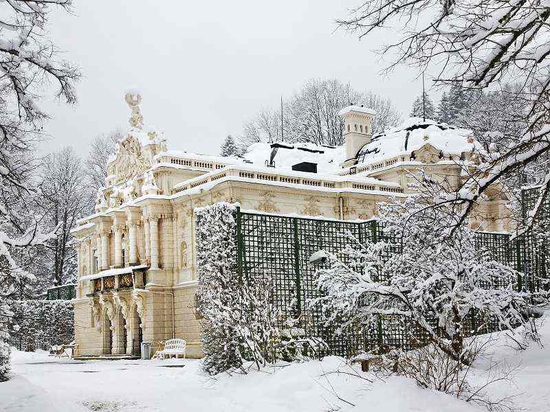 Linderhof im Winter