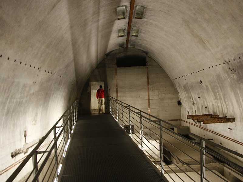 Weg zum Bunker