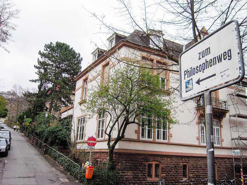 Wegweiser zum Philosophenweg